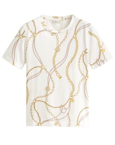 Gant - Slim T-Shirt - Eggshell